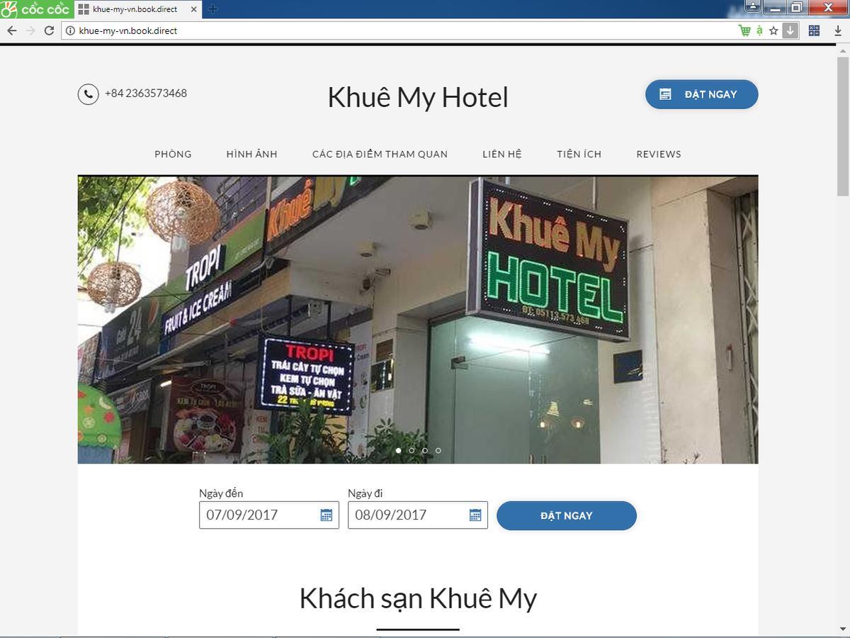 Khue My Hotel Đà Nẵng Exterior foto